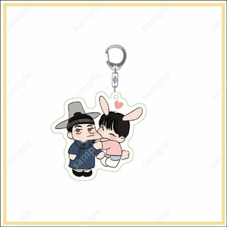 Móc khóa in hình DẠ KÝ ver THỎ CƯNG BL manhwa anime chibi mica trong acrylic dễ thương