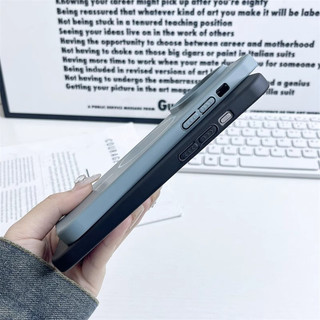 Ốp lưng iPhone cùng phong cách mờ tương thích cho iPhone 16 Pro MAX 15 14 13 12 11 Pro MAX với từ tính 12mini 13mini 14 / 15 / 16plus XR X XS MAX chống sốc chống rơi lưng cứng
