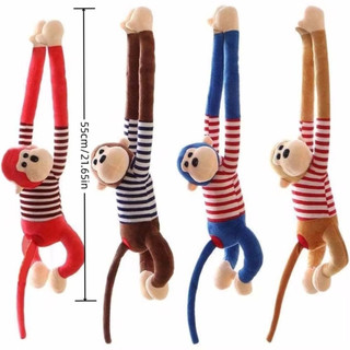 Đồ chơi nhồi bông RISEDOT, Búp bê động vật lông tơ trang trí nhà cửa khỉ, Đồ chơi nhồi bông mềm tay dài dễ thương cho trẻ em