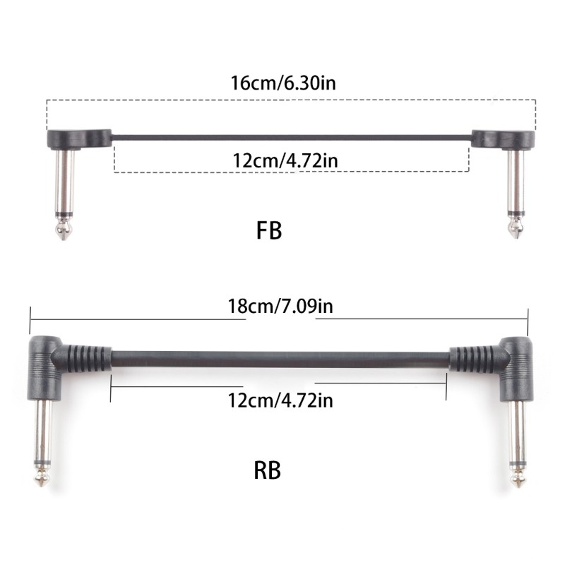 KIKIN 3 6 Chiếc Đàn Guitar Điện Hiệu Ứng Bàn Đạp Miếng Dán Dây Cáp Độ Ồn Thấp Bảo Vệ Cáp