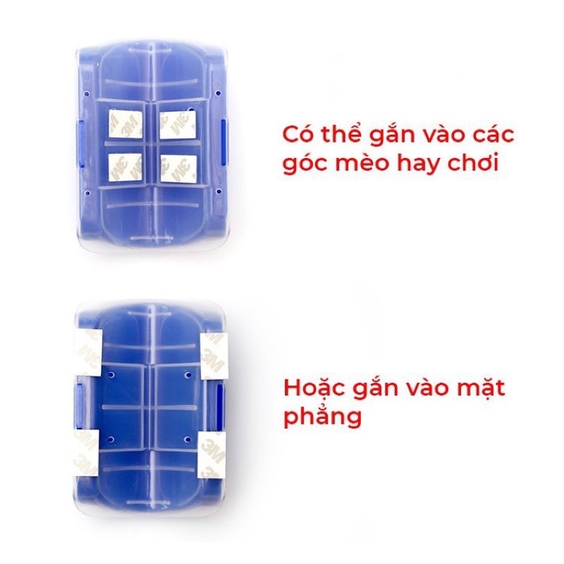 Bàn chải gắn tường lấy lông gãi ngứa cho mèo - Lược chải lông massage tự động