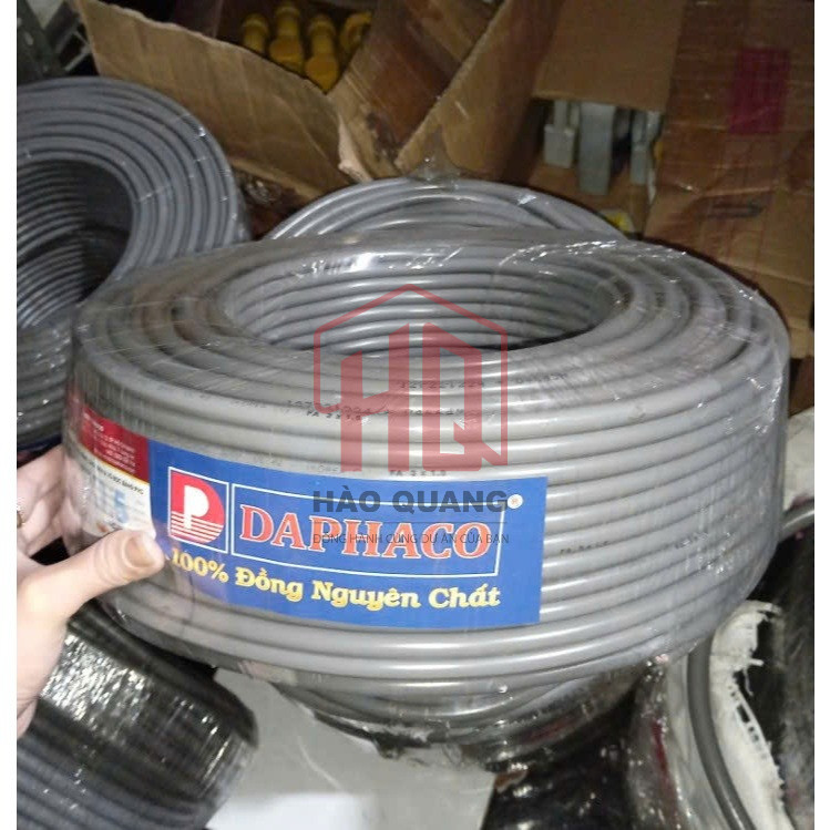 (Mét) Dây Daphaco 3PA 3x1.5 Bọc Xám – Dây Cáp 3 Lõi Lõi Đồng Cao Cấp