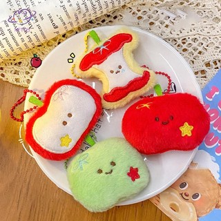 HFTOY Búp bê sang trọng trái cây sang trọng dễ thương Mặt dây chuyền trái cây sáng tạo Ba lô thời trang Phụ kiện trang trí Quà tặng ~