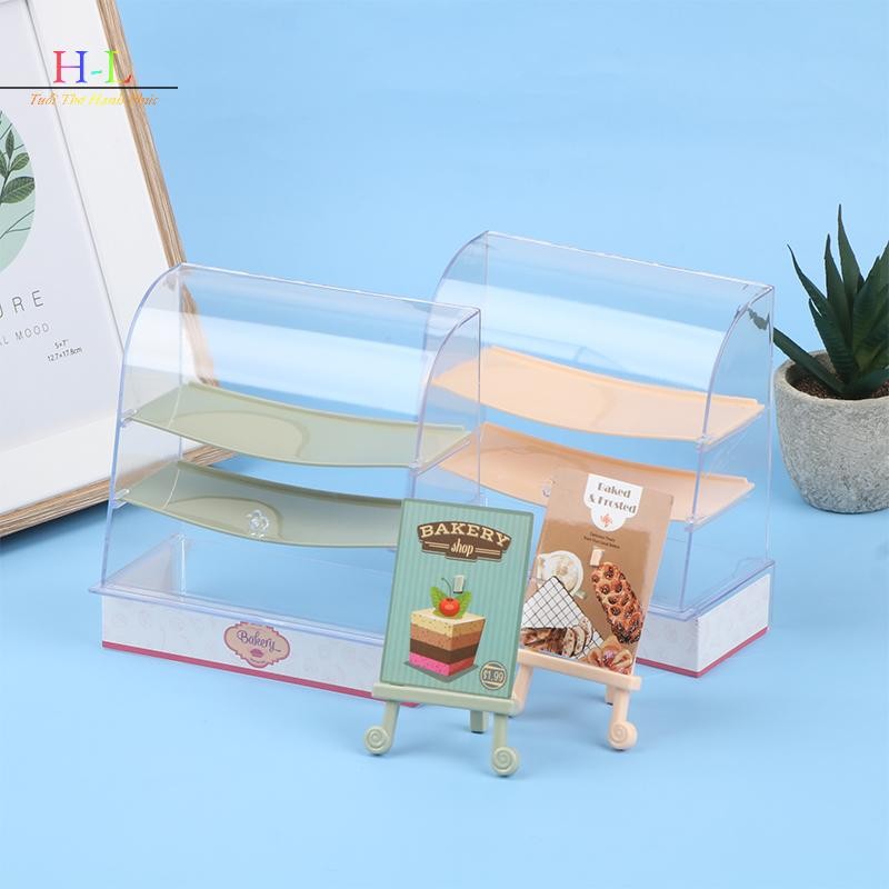 HL 1: 12 Nhà Búp Bê Miniture Mô Phỏng Tủ Bánh Mô Hình Phụ Kiện Trang Trí LMWU