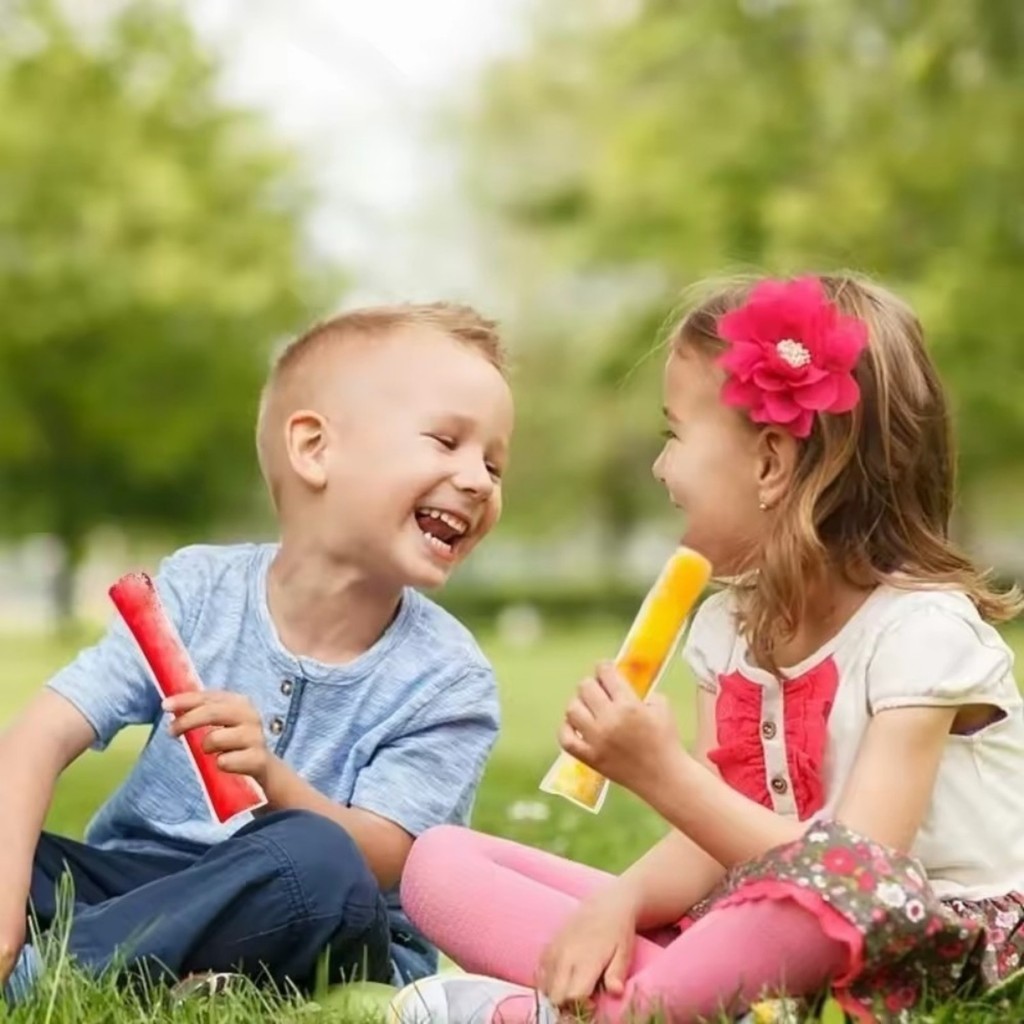 [Trang chủ] Túi làm kem có thể tái sử dụng có cạnh gia cố đôi, Hộp đựng tủ đông chất liệu PE an toàn thực phẩm Gói 50 chiếc