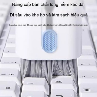 Bộ bàn chải vệ sinh đa năng 7 trong 1 làm sạch sâu bàn phím màn hình tai nghe laptop điện thoại