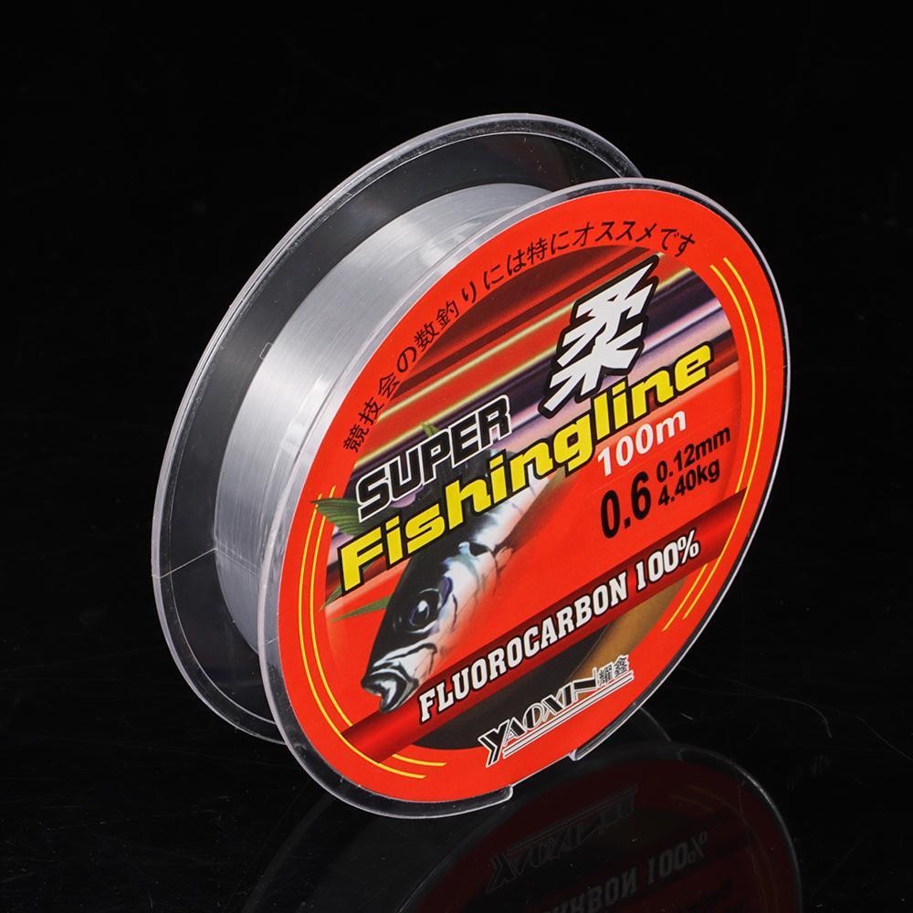 SIMPLEAID 100m dây Fluorocarbon Nylon PA chắc chắn chất lượng cao, từ 0.8 đến 6LB