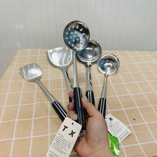 [Giá Xưởng] Xẻng lật chiên xào đồ ăn loại lớn - Vá múc thức ăn inox tiện lợi - Sạn, vá ngựa