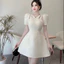 Váy tapta 4 dây hoa laze đá ngực VN038M- BYJOLIE