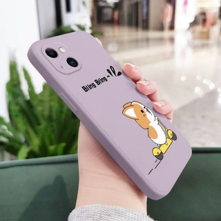 Ốp Điện Thoại Corgi Vui Nhộn Cho Redmi Note 13 12 12T 11 11T Pro Speed 12 Turbo Liquid Silicone Cover