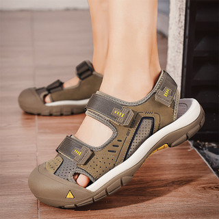Giày sandal nam có sẵn, giày sandal nam thời trang, thoải mái, trẻ trung, giày lái xe chống nước, giày bãi biển, giày sandal đa năng cho nam