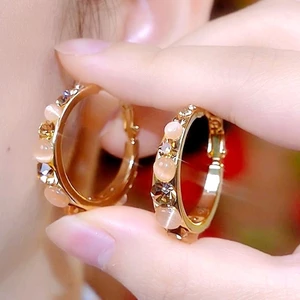 Bông tai Opal thời trang Tính khí Bông tai nữ độc đáo