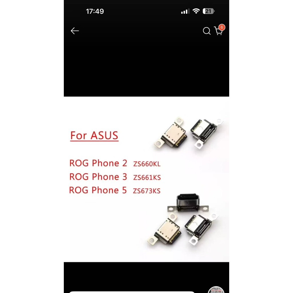 chân sạc rời asus rog phone 2,3.5