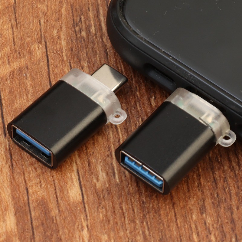 1 / 2 / 3 Bộ Chuyển Đổi USB 3.0 Sang Type-C Đa Năng - Đầu Nối Truyền Dữ Liệu Hợp Kim Nhôm Bền Với Đèn Ngủ