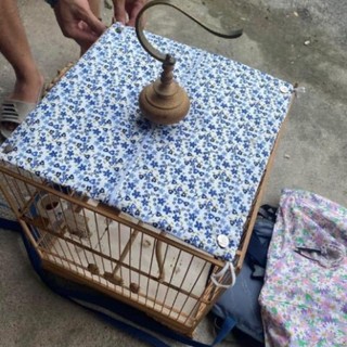 Tấm che nắng bịt nóc lồng chim chào mào đủ cỡ đủ loại vải hoa siêu đẹp Phụ kiện lồng chim Thành Khang