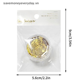 [savemoneyeveryday] 1Box Five Pointed Star Nail Mix Sequins Flash Nail Shining Mirror Trang trí bột nghệ thuật móng tay DIY Nail Art Người đam mê [vn]