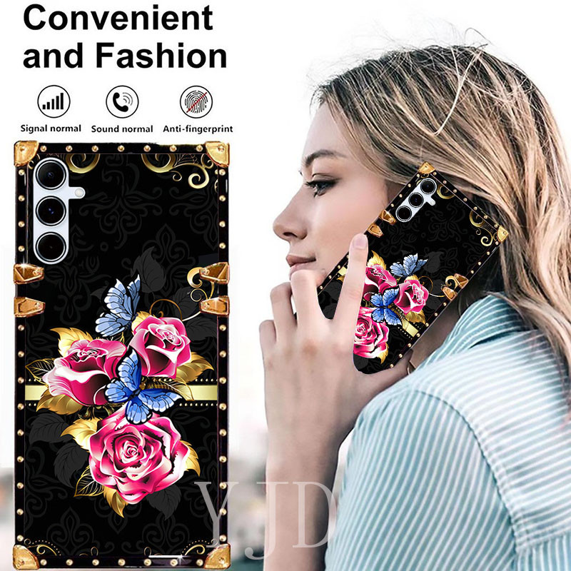 Ốp Lưng Cho Samsung Galaxy A56 A36 A26 Moon Stars Dây Đeo Tay TPU Chống Rơi Vỏ Điện Thoại