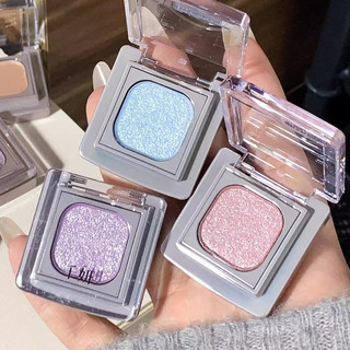 CHEERYEP Tấm Phấn Mắt Đơn Sắc Màu Nướng Ngọc Trai Flash Xanh Bột Nướng Bánh Pha Lê Kim Cương Màu Sắc Tự Nhiên Hàng Ngày Tấm Phấn Mắt Đa Năng