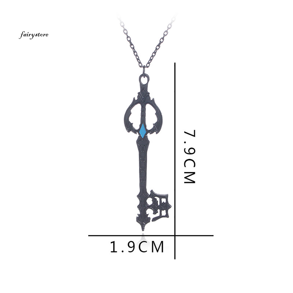 Fairystore| Vương Quốc Trái Tim Oblivion Keyblade Mặt Dây Chuyền Anime Vòng Cổ Quà Tặng Nam Nữ Trang Sức