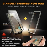 Ốp lưng TONGATE cho Samsung Galaxy S25 Ultra, [Vỏ Camera trượt tích hợp & Bảo vệ màn hình] [2 khung trước] Ốp điện thoại S25 Ultra chống sốc hạng nặng toàn thân có chân đế & đai — ảnh 5