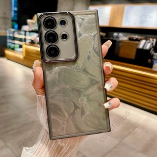 Ốp điện thoại giấy lấp lánh itel Super 26 Ultra Feather cho Itel S25 Ultra S25Ultra S26Ultra 5G Vỏ mềm trong suốt TPU Ốp lưng silicon Vỏ bảo vệ ống kính máy ảnh