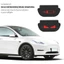 Mt Xe Cao Gắn Đèn Phanh Xe Phanh Ban Chiếu PVC Mềm Decal Top Đuôi Ánh Sáng Biểu Tượng Dán Cho Tesla Model Y