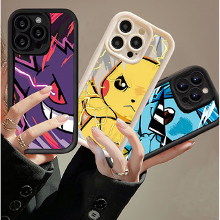 Ốp Lưng Cho VIVO Y20 Y12S Y21 Y33T Y33S Y21S V30E V23 Y100 Y15S Y15A Y01 V27E Y03 Y17S Y28 V23E Y16 4G Hoạt Hình Pokémon Pikachu Gengar Squirtle Bulbasaur Psyduck Anime Vỏ Điện Thoại