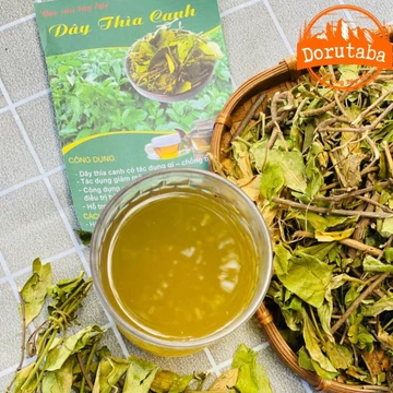 Dây thìa canh lá to khô loại 1 sấy lạnh, giúp hỗ trợ tiểu đường, giảm mỡ máu, mỡ bụng, giảm cân, chống oxy hoá