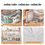 Hộp Đựng Giày Gấp Gọn Vải Lưới PVC Dày Dặn Khung Thép Chịu Lực Có Ngăn Kéo Khóa Kín Chống Ẩm Mốc, Côn Trùng