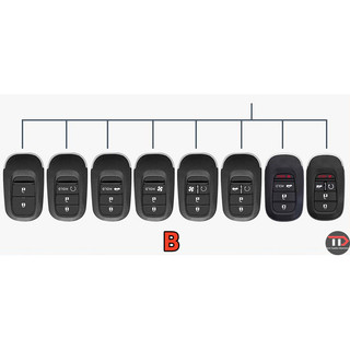 Honda Có Thể Gập Lại Chìa Khóa Cao Cấp CRV Binzhi Phù Hợp Với Civic Accord Lingpai Quảng Ô Tô Honda Chìa Khóa Xe Thể Thao
