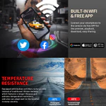 Dash Cam Cho Ô Tô WiFi Trước + Trái + Phải + Phía Sau 4 Ống Kính Máy Ảnh * 1080P DVR Xe Ô Tô Ghi Vòng — ảnh 7