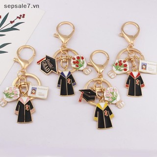 [Hotoy] Móc khóa tốt nghiệp cá nhân sáng tạo đơn giản Mặt dây chuyền trang phục học thuật Unisex cổ điển Sinh viên Quà tặng mùa tốt nghiệp Quà tặng {vn}