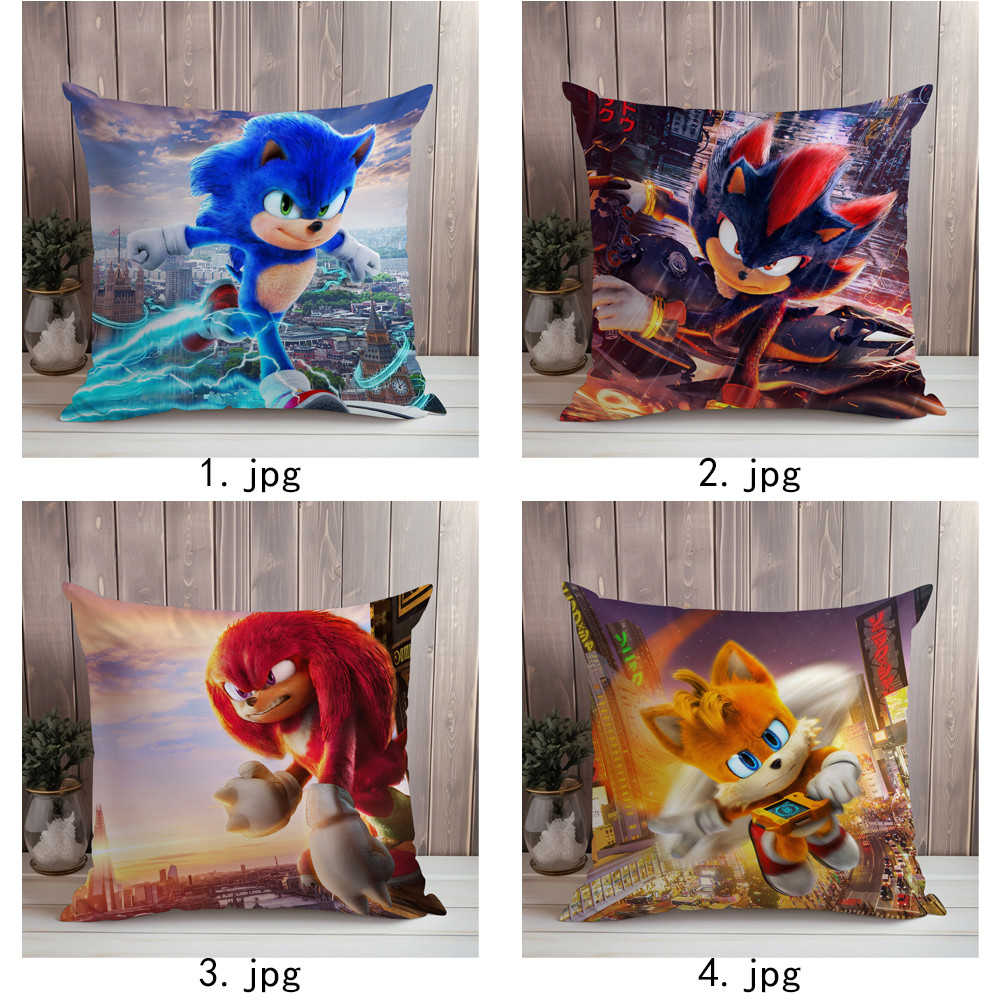 Vỏ gối Sonic The Hedgehog 3 Throw Vỏ gối in một mặt (Không có lõi)