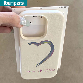 ibumpers Ốp Lưng IPhone Cặp Đôi Đơn Giản Hình Trái Tim Cho IPhone 16 15 14 12 13 11 Pro Max IP 7 8 Plus X XS XR Ốp Điện Thoại Mỏng Silicon Mềm Da Họa Tiết