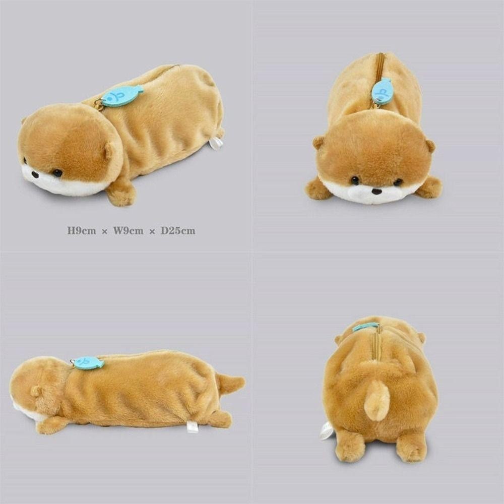 Túi Đựng Bút WANYEDI, Bút Chì Otter Dung Tích Lớn, Di Động Sang Trọng Văn Phòng Phẩm Tổ Chức Trường Học Văn Phòng