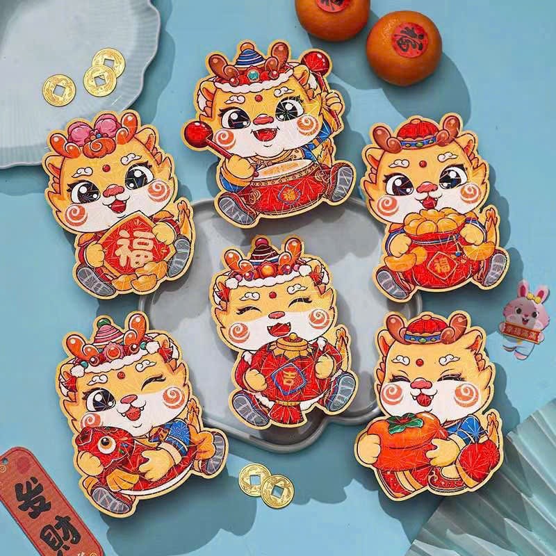 (MẪU 2025) COMBO 20 BAO LÌ XÌ TẾT CHIBI 2025 MIX NGẪU NHIÊN CÁC HÌNH