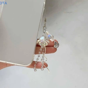 Y2K Thạch Sứa Dây Điện Thoại Di Động Thẩm Mỹ sel Điện Thoại Charm Keycord Phong Cách Nữ Tính Móc Khóa Mặt Dây Chuyền PO
