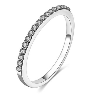 Nhẫn Zircon Bạc S925 Trang Sức Thời Trang Đơn Giản Quà Tặng Nữ 5