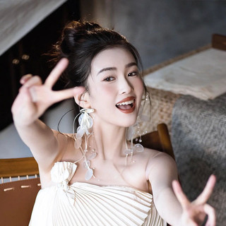 1 đôi bông tai ren vỏ tự nhiên, phụ kiện nơ thủ công kiểu Pháp