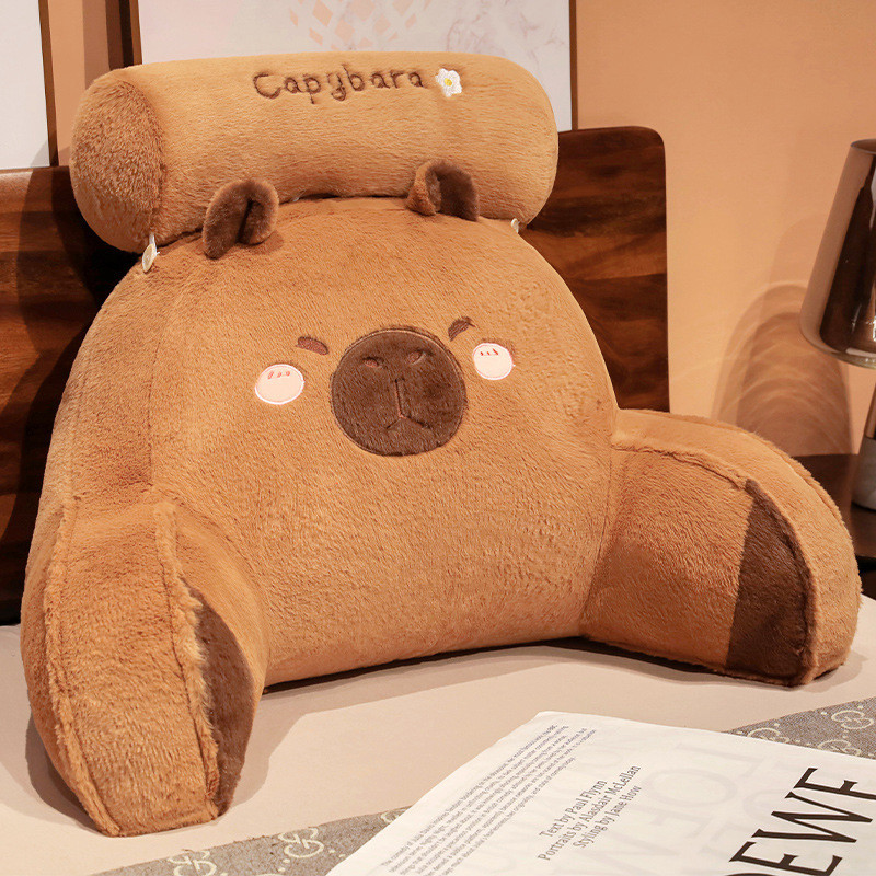 Capybara Gối Sang Trọng, Bảo Vệ Cổ/Eo, Tựa Lưng/Đệm Ngủ, Tựa Đầu Giường, Hỗ Trợ Lưng, Dùng Văn Phòng/Sofa/Giường