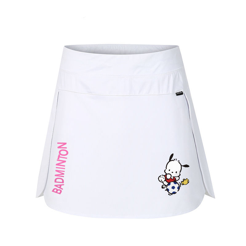 Mới A-line váy cầu lông váy ngắn quần vợt nữ giả hai chống ánh sáng tập thể dục chạy váy ngắn khô nhanh quần yoga