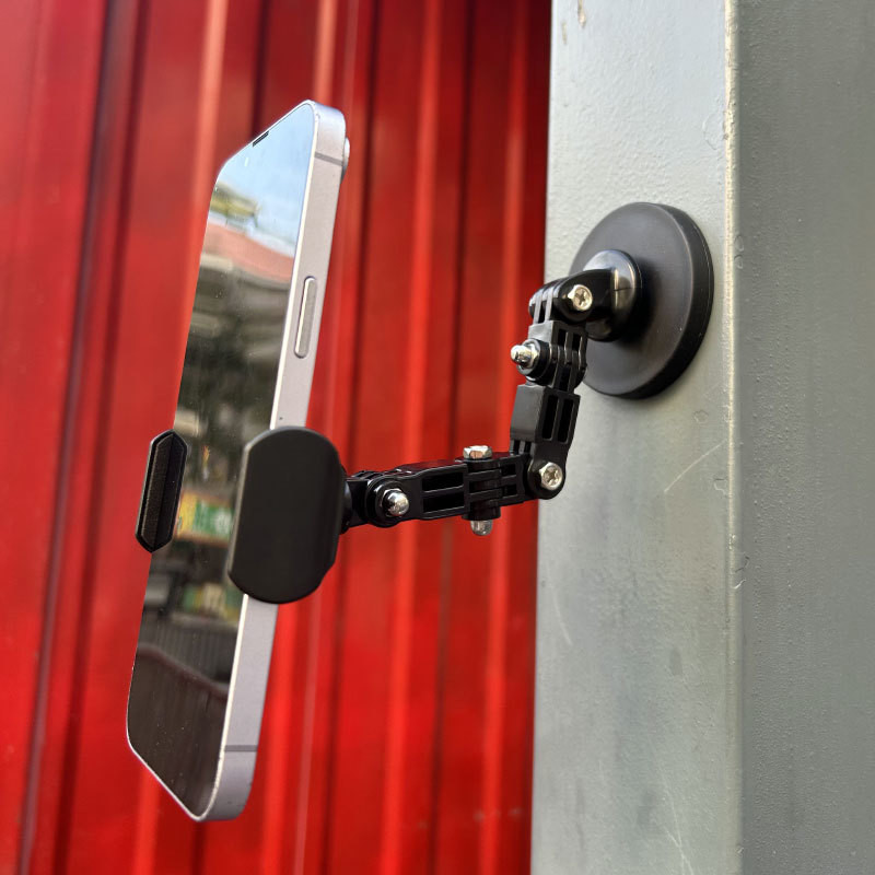 Khung Hỗ Trợ Chắc Chắn Điện Thoại Di Động Đa Dạng Hút Giá Đỡ Ngoài Trời Chụp Đậu Hà Lan Nam Châm Mạnh Mẽ Kim Loại 360
