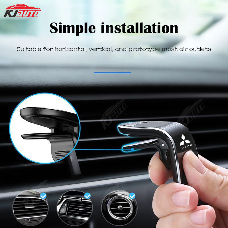Giá đỡ điện thoại thông hơi điều hòa ô tô Mitsubishi Xforce Nam châm Mini Hút giá đỡ điện thoại thông minh hình chữ L