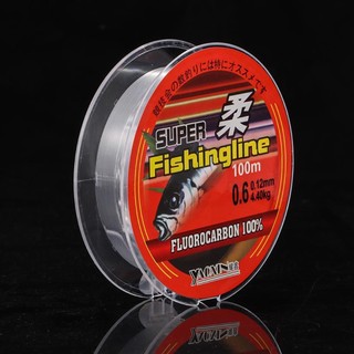 <![Vận chuyển nhanh] Dây câu TheHomeCo Fluorocarbon 100m, độ chịu lực từ 0,8 đến 6LB