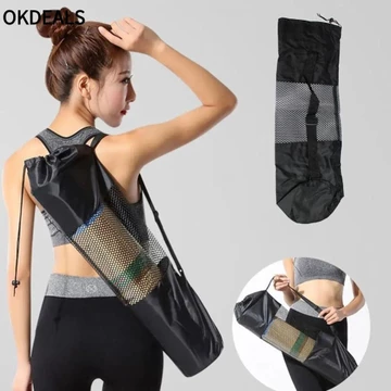 OKDEALS Túi Thảm Tập Yoga, Kéo Dài Cơ Bụng Túi Thảm Tập Yoga Thoáng Khí, Túi Đeo Vai Lưới Tổ Chức Dụng Cụ Thể Thao Túi Thể Thao Yoga Cho Pilates Tập Yoga Thảm Tập Yoga