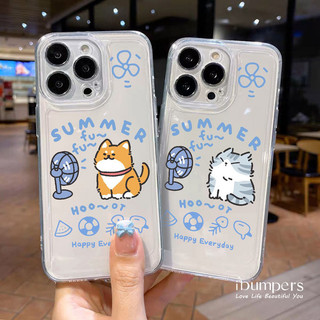 ibumpers Ốp Điện Thoại iPhone Dễ Thương Breezy Mùa Hè Cặp Đôi Họa Tiết Cặp Đôi Ốp Lưng Trong Suốt TPU Mềm Chống Sốc Cho IPhone 16 15 14 12 13 11 Pro Max IP 7 8 Plus X XS XR