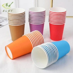 10 Chiếc 9oz 250ml Ly giấy 10 cái Phụ liệu trang trí Phụ liệu mầm non VN