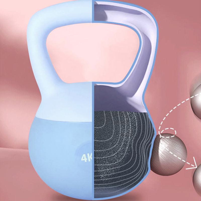 Leikefitness Tạ ấm mềm 4kg 6kg 8kg tập gym tại nhà tập squat hông cánh tay mông đùi chống đẩy