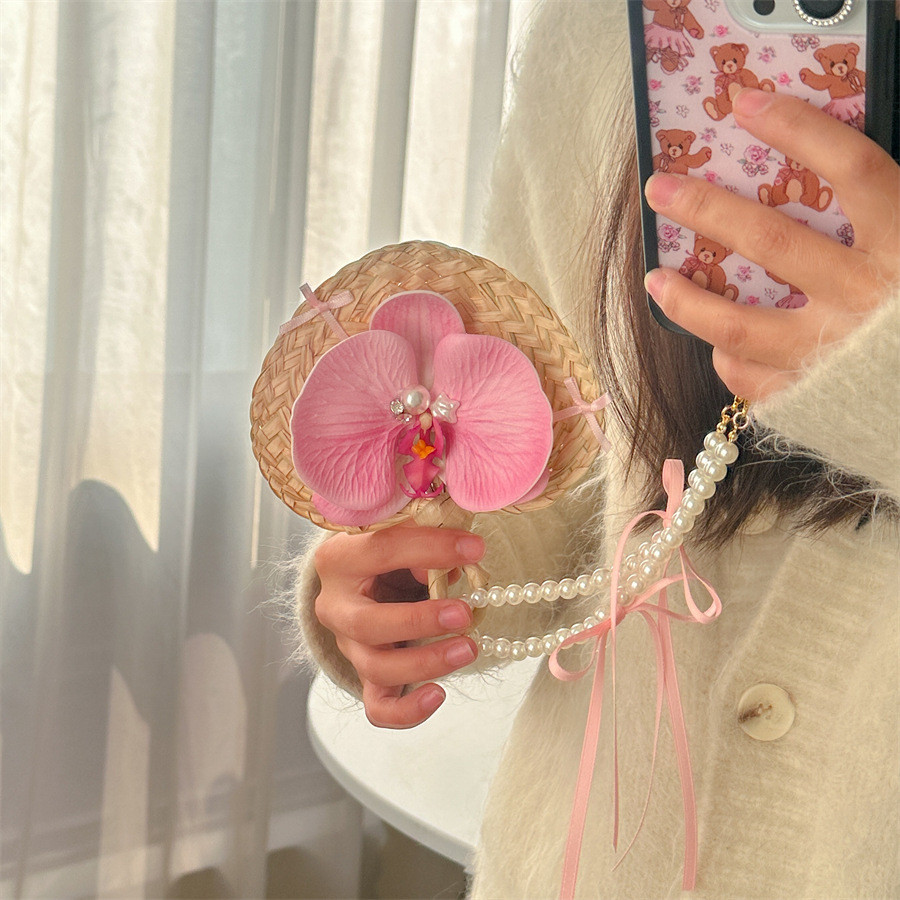 Túi Cõi Đeo Vai Đeo Chéo Hello Kitty Cỏ Dệt Túi Pufan Đi Biển Đi Du Lịch