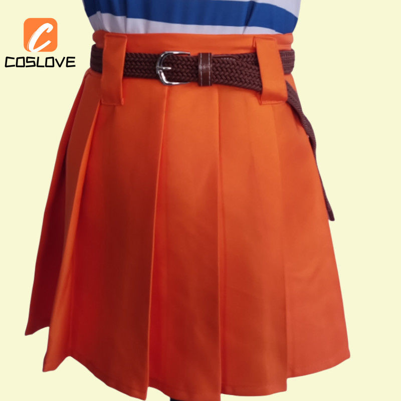 Phiên Bản Trực Tiếp ONE PIECE Nami Cosplay Quần Áo Trọn Bộ Trang Phục Trang Phục Cho Người Phụ Nữ Đầm Mùa Hè Hàng Ngày Cosplay Váy